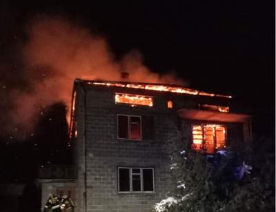 Tragiczny pożar koło Krakowa, zginął mężczyzna