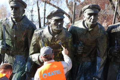 Ambasada Ukrainy reaguje na zniszczenie pomnika Piłsudskiego