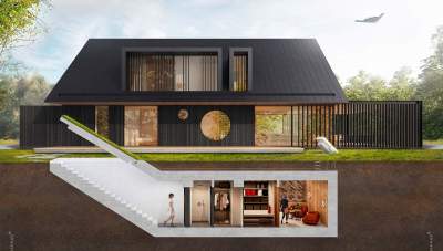 Krakowscy architekci zaprojektowali luksusowy, prywatny schron atomowy