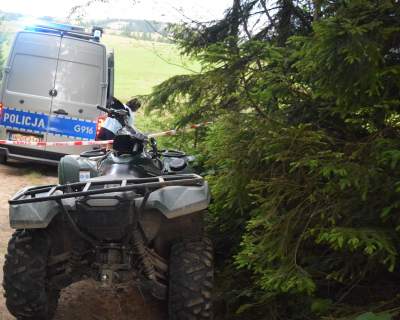 Dwunastoletni chłopiec zginął podczas przejażdżki quadem