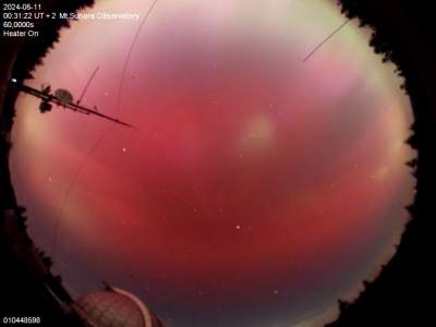 Najdokładniejsze ujęcie zorzy polarnej nad Małopolską (film)