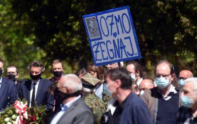 Cmentarz Podgórski: pogrzeb Bronisława Cieślaka - zdjęcie 1