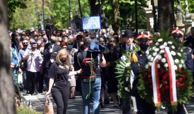 Cmentarz Podgórski: pogrzeb Bronisława Cieślaka - zdjęcie 12