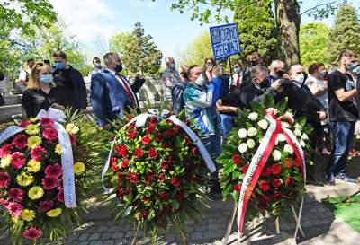 Cmentarz Podgórski: pogrzeb Bronisława Cieślaka - zdjęcie 19