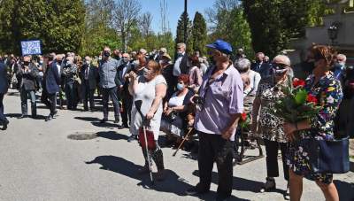 Cmentarz Podgórski: pogrzeb Bronisława Cieślaka - zdjęcie 4