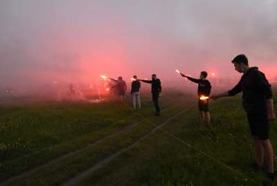 Kibice Cracovii świętują... - zdjęcie 16