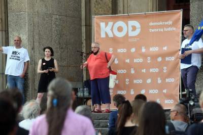 "Czarnek nie jest KUL", protest przeciwko ideologizacji nauki. Fot. Marek Lasyk - zdjęcie 44