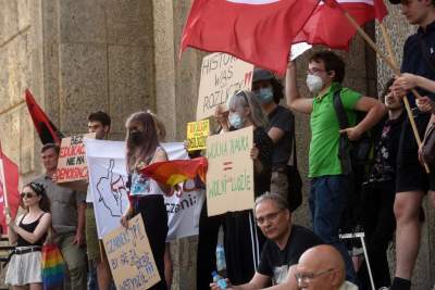 "Czarnek nie jest KUL", protest przeciwko ideologizacji nauki. Fot. Marek Lasyk - zdjęcie 28