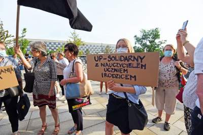 "Czarnek nie jest KUL", protest przeciwko ideologizacji nauki. Fot. Marek Lasyk - zdjęcie 8