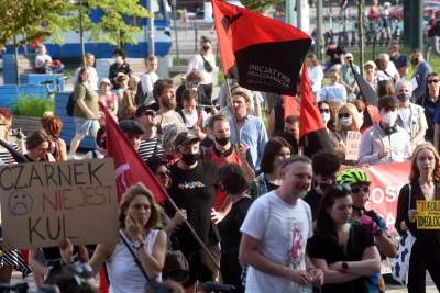 "Czarnek nie jest KUL", protest przeciwko ideologizacji nauki. Fot. Marek Lasyk - zdjęcie 17