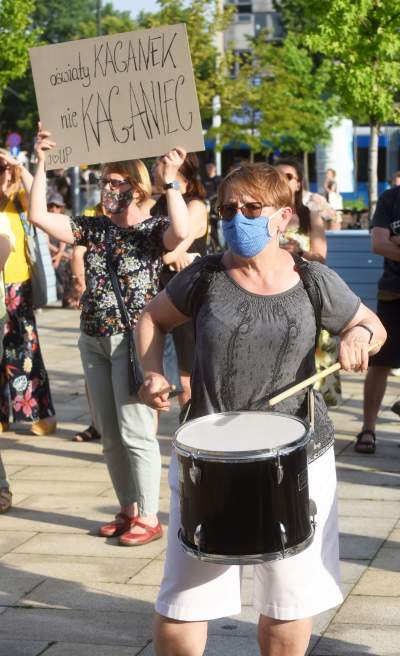 "Czarnek nie jest KUL", protest przeciwko ideologizacji nauki. Fot. Marek Lasyk - zdjęcie 30