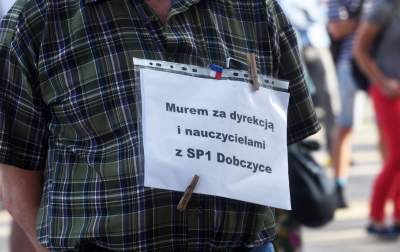 "Czarnek nie jest KUL", protest przeciwko ideologizacji nauki. Fot. Marek Lasyk - zdjęcie 36