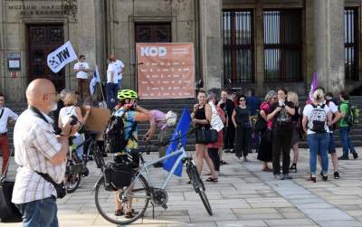 "Czarnek nie jest KUL", protest przeciwko ideologizacji nauki. Fot. Marek Lasyk - zdjęcie 2