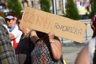 "Czarnek nie jest KUL", protest przeciwko ideologizacji nauki. Fot. Marek Lasyk - zdjęcie 21