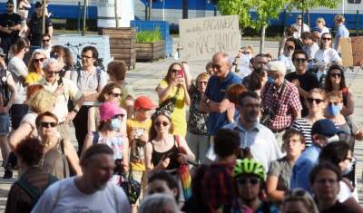"Czarnek nie jest KUL", protest przeciwko ideologizacji nauki. Fot. Marek Lasyk - zdjęcie 16