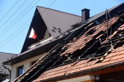 Koszmarny obraz zniszczeń po pożarze na Spiszu. Fot. Marek Lasyk - zdjęcie 17