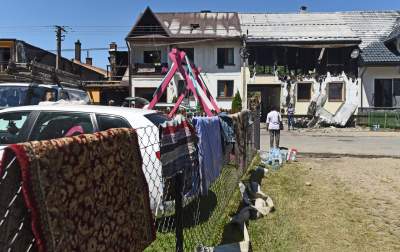 Koszmarny obraz zniszczeń po pożarze na Spiszu. Fot. Marek Lasyk - zdjęcie 42