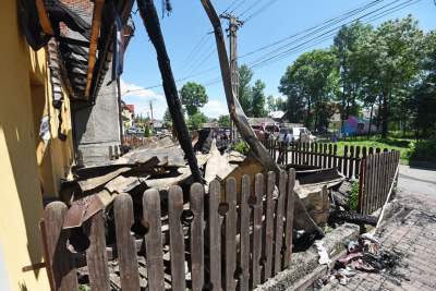 Koszmarny obraz zniszczeń po pożarze na Spiszu. Fot. Marek Lasyk - zdjęcie 41