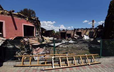 Koszmarny obraz zniszczeń po pożarze na Spiszu. Fot. Marek Lasyk - zdjęcie 29