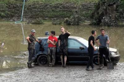 Głogoczów: sprzątanie po powodzi błyskawicznej - zdjęcie 43