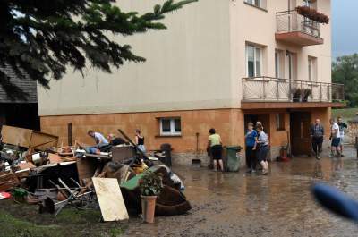 Głogoczów: sprzątanie po powodzi błyskawicznej - zdjęcie 36