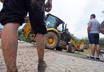 Głogoczów: sprzątanie po powodzi błyskawicznej - zdjęcie 24