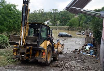 Głogoczów: sprzątanie po powodzi błyskawicznej - zdjęcie 25
