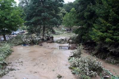 Głogoczów: sprzątanie po powodzi błyskawicznej - zdjęcie 22