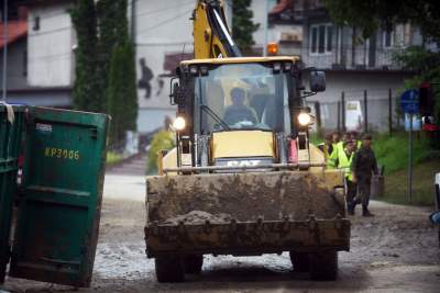Głogoczów: sprzątanie po powodzi błyskawicznej - zdjęcie 23