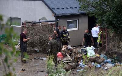 Głogoczów: sprzątanie po powodzi błyskawicznej - zdjęcie 18