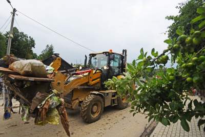 Głogoczów: sprzątanie po powodzi błyskawicznej - zdjęcie 30