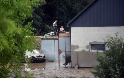 Głogoczów: sprzątanie po powodzi błyskawicznej - zdjęcie 17
