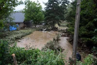 Głogoczów: sprzątanie po powodzi błyskawicznej - zdjęcie 10