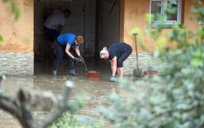 Głogoczów: sprzątanie po powodzi błyskawicznej - zdjęcie 19