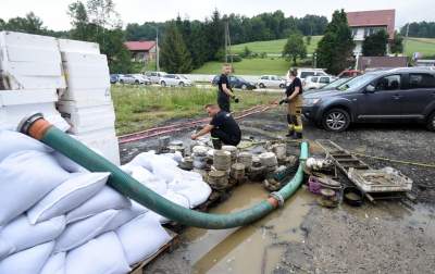 Głogoczów: sprzątanie po powodzi błyskawicznej - zdjęcie 4