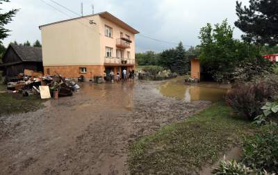 Głogoczów: sprzątanie po powodzi błyskawicznej - zdjęcie 35