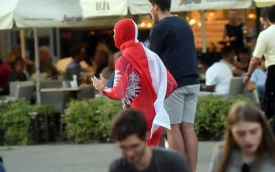 W Krakowie solidarni z Białorusią, fot. Marek Lasyk - zdjęcie 23