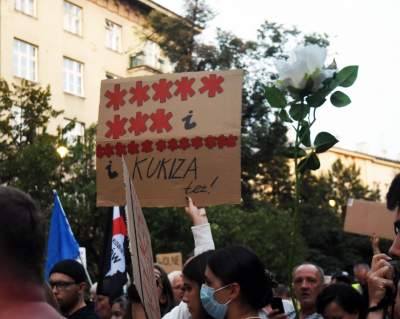 Protest przed siedzibą PiS, fot. Marek Lasyk - zdjęcie 35