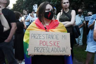 Protest przed siedzibą PiS, fot. Marek Lasyk - zdjęcie 28