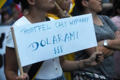 Protest przed siedzibą PiS, fot. Marek Lasyk - zdjęcie 16