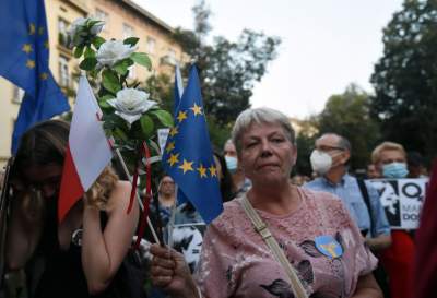 Protest przed siedzibą PiS, fot. Marek Lasyk - zdjęcie 29