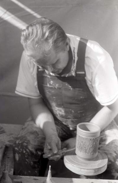 Targi Sztuki Ludowej 44 lata temu, fot. Marek Lasyk - zdjęcie 6