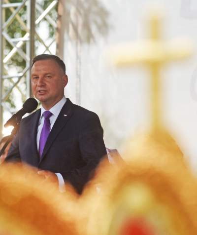 A po urlopie Prezydent z żoną pojechał na dożynki... - zdjęcie 8