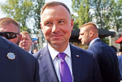 A po urlopie Prezydent z żoną pojechał na dożynki... - zdjęcie 12