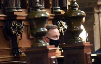 Pogrzeb proboszcza katedry wawelskiej. Obecni prezydent, premier i liderzy PiS - zdjęcie 14