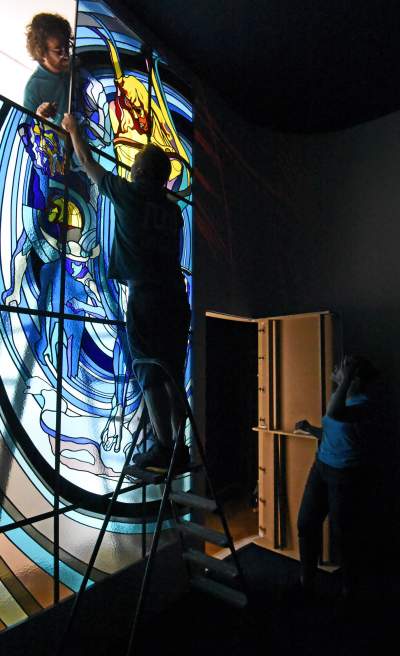 Demontaż dzieła Wyspiańskiego. Misterna robota - zdjęcie 23