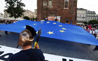"Skąd się dowiesz o PISEXIT?" Protest na Rynku Głównym - zdjęcie 8