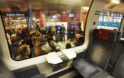 Pociąg "Łącząc Europę" dotarł do Krakowa, fot. Marek Lasyk - zdjęcie 17