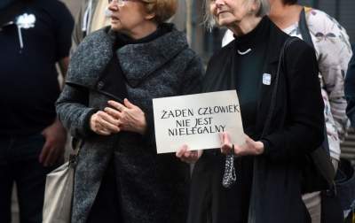 Haniebne działania polskich władz. Protest w Krakowie 27.09.2021 - zdjęcie 14