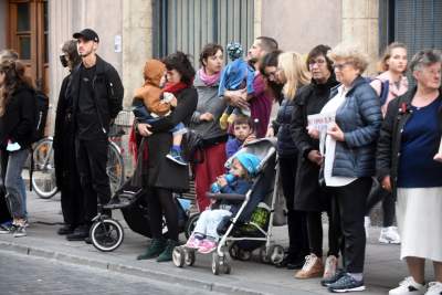 Haniebne działania polskich władz. Protest w Krakowie 27.09.2021 - zdjęcie 13